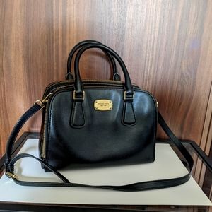 Michael Kors Black Double Zip Bag